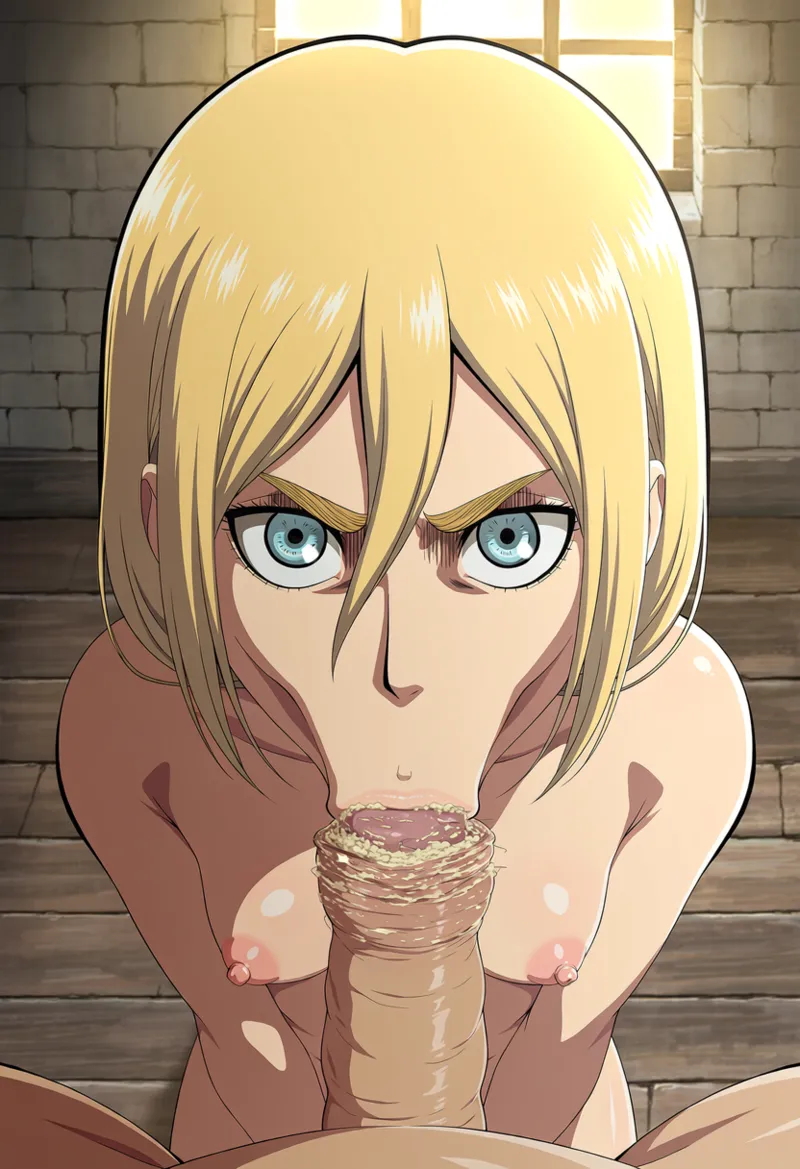 Attack on titan girls vacuum blowjob page 9 full