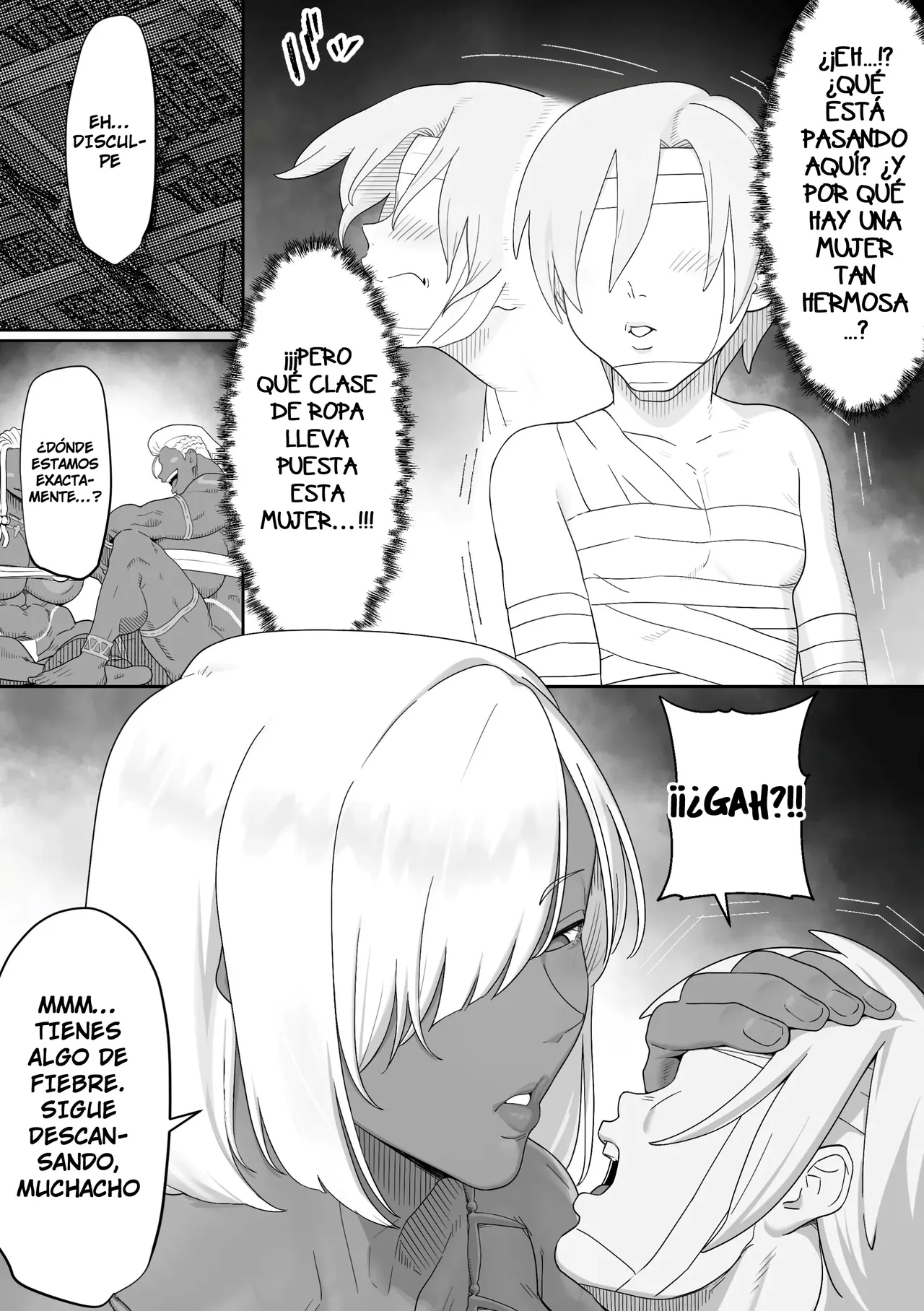 Isekai de Sounan Shitara Nazo no Onna Buzoku ni Tasukerareta Hanashi｜La historia de cómo, tras quedar varado en otro mundo, una misteriosa tribu de mujeres me rescató page 4 full