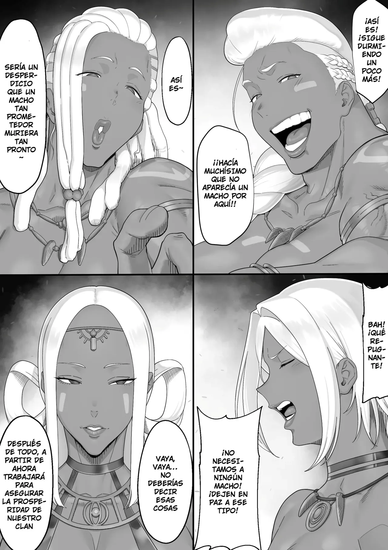 Isekai de Sounan Shitara Nazo no Onna Buzoku ni Tasukerareta Hanashi｜La historia de cómo, tras quedar varado en otro mundo, una misteriosa tribu de mujeres me rescató page 5 full