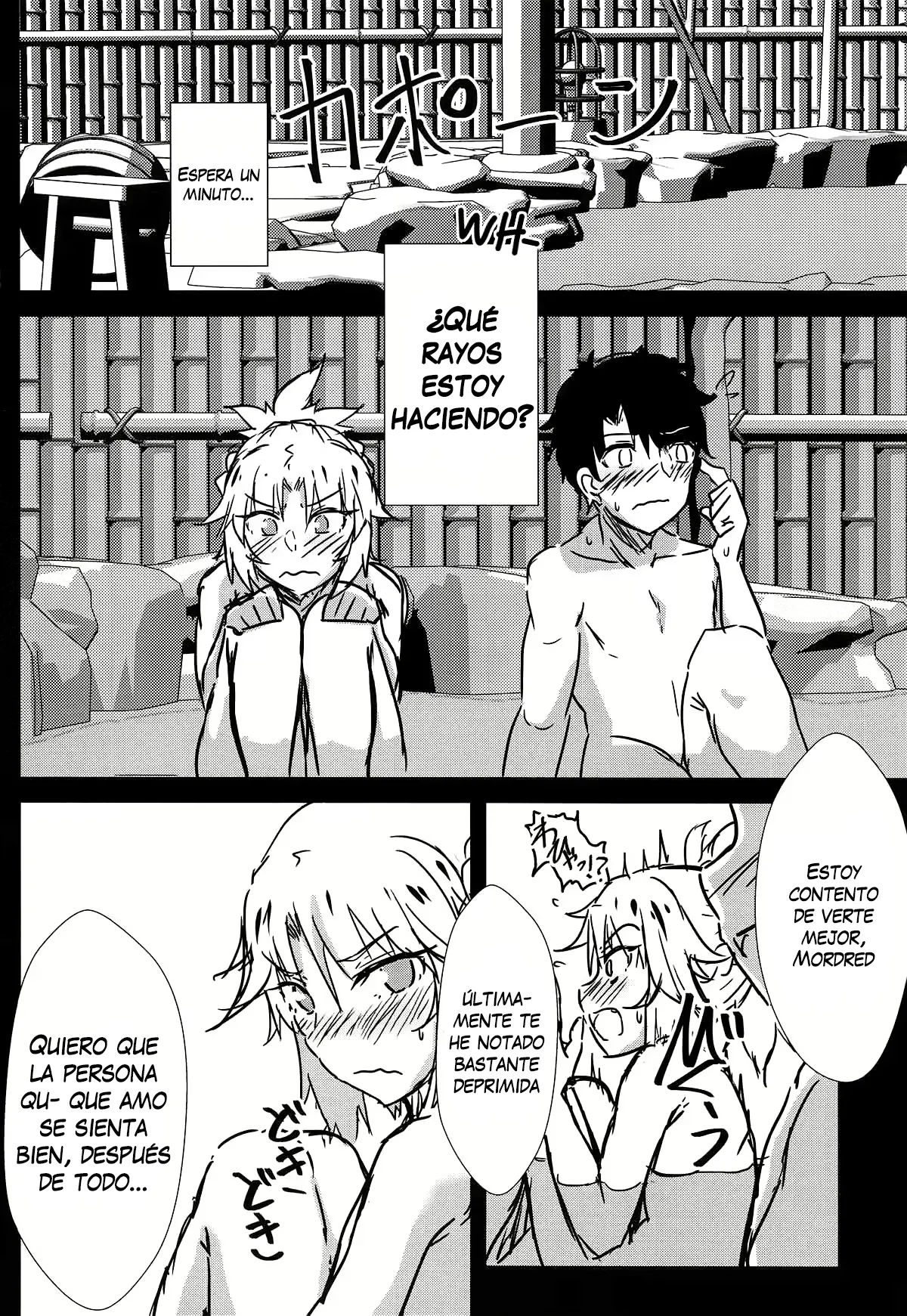 Samo-san to Onsen Yado de. | En la posada de las aguas termales con Mordred surfer page 5 full