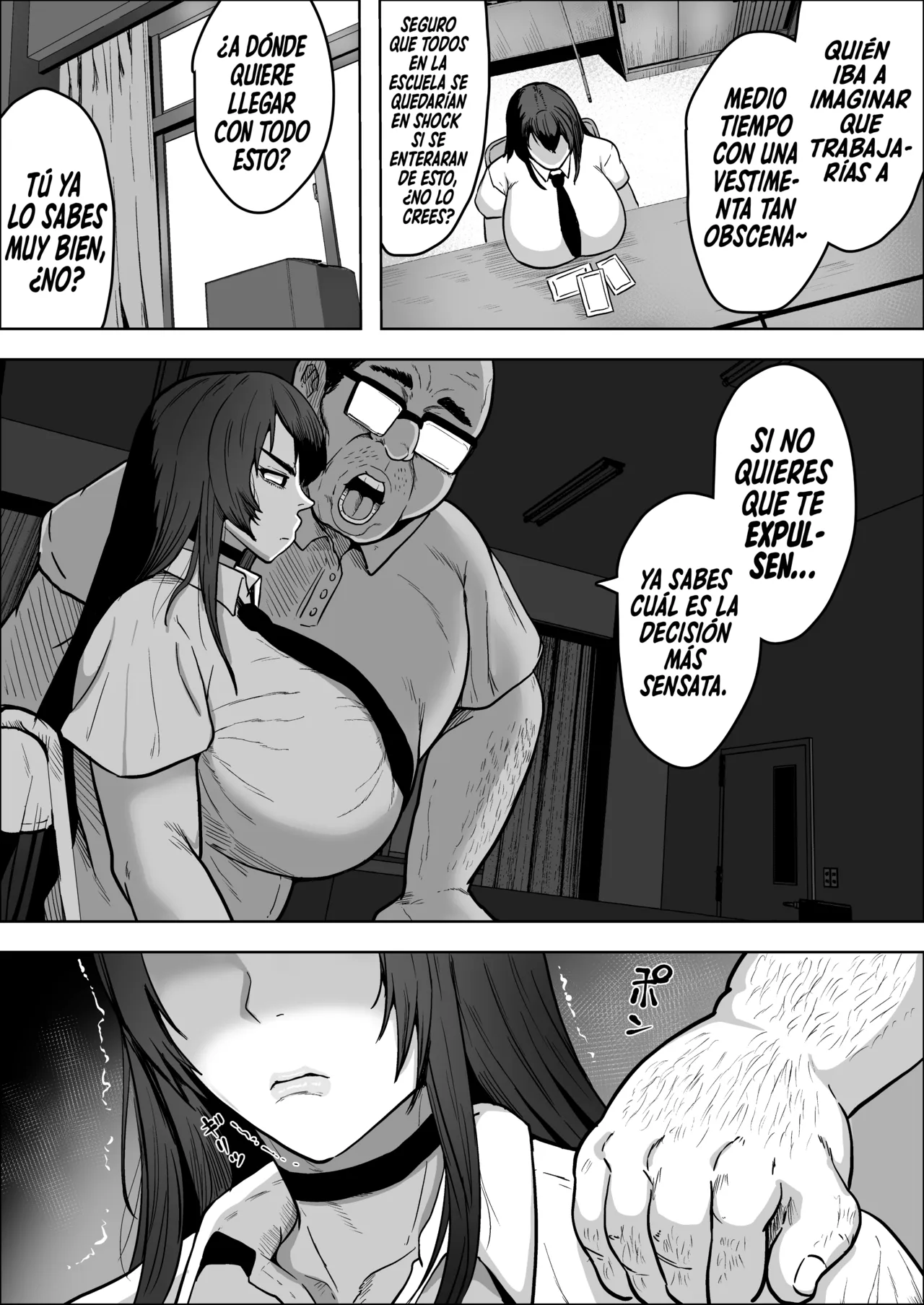 Chuunen Kyoushi ni Wakaraseareta Reishoukei Dekachichi Gal｜La Gyaru Fría De Enormes Tetas Que Fue Puesta En Su lugar Por Su Profesor de Mediana Edad page 8 full