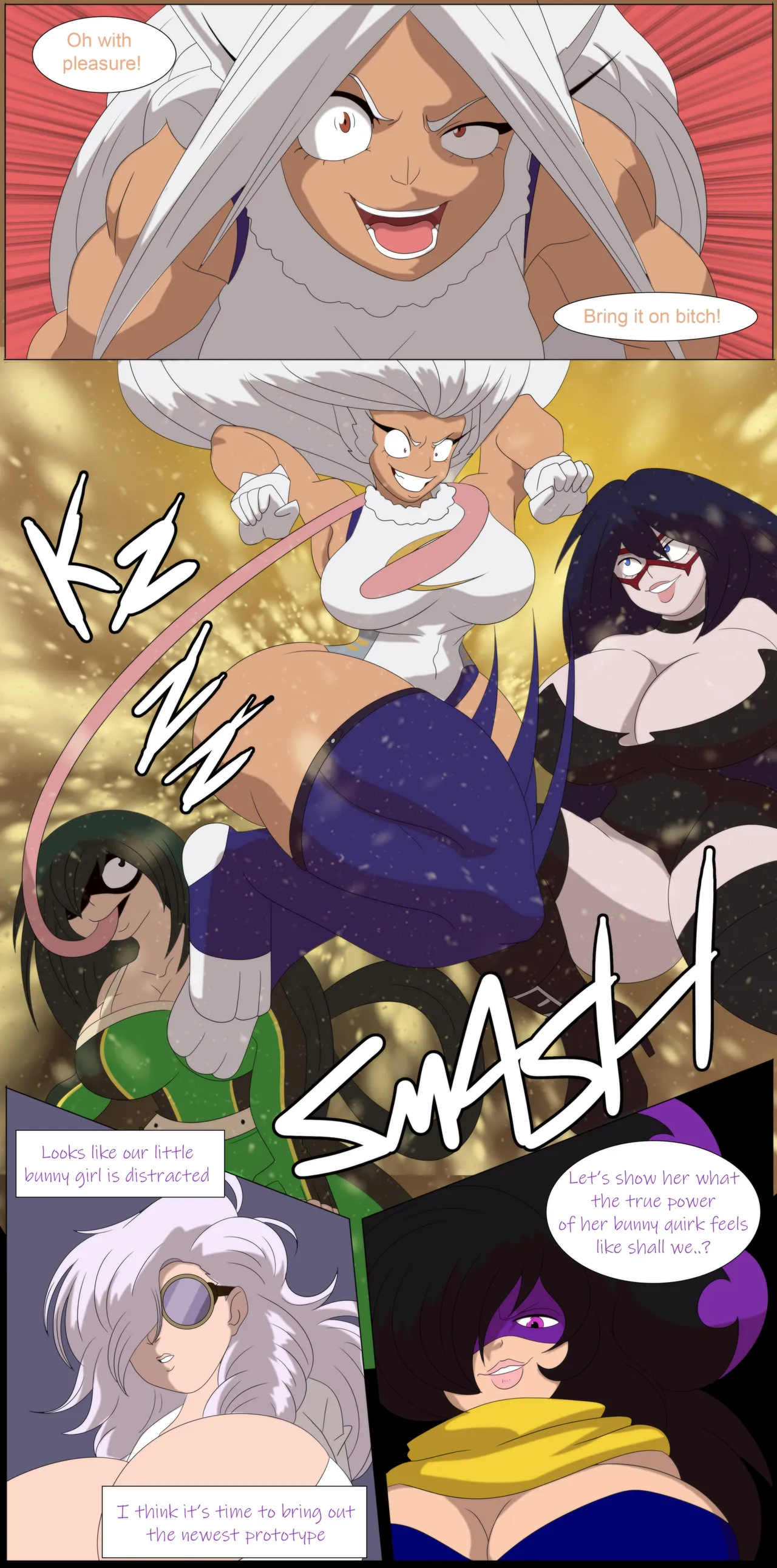 My bimbo academia 2. Chapter 5 page 8 full