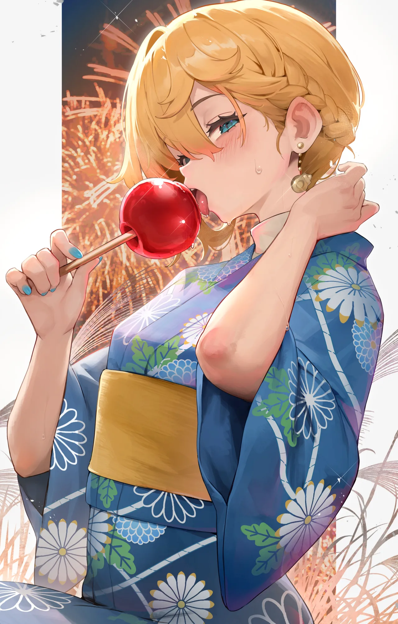 浴衣ブリジット微差分＋限定公開イラスト page 1 full