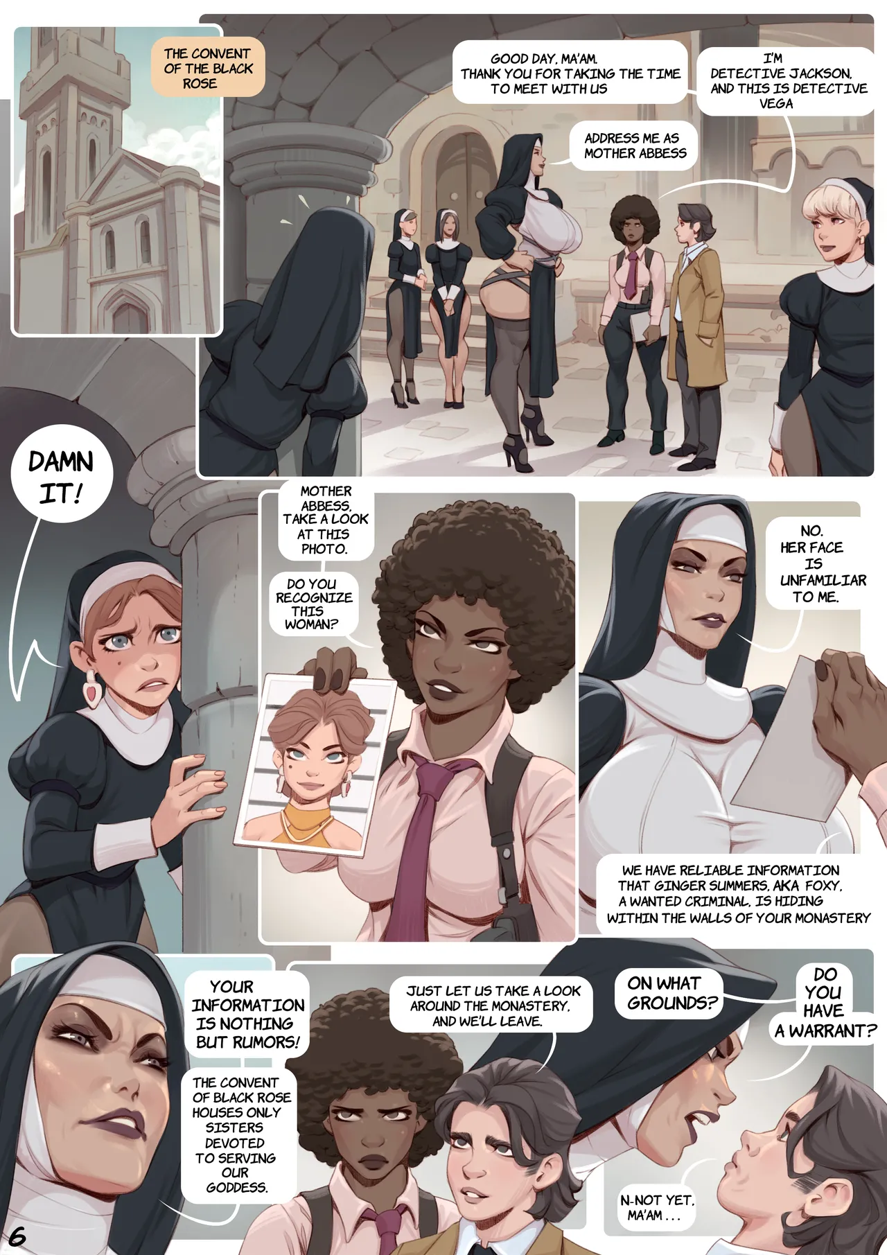 Nun on the Run page 6 full