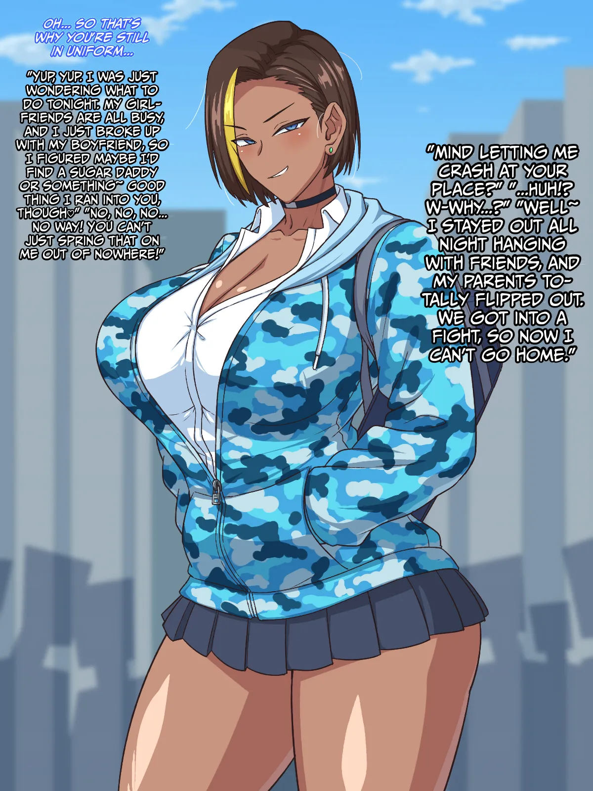 Puchi Iede Kuro Gal to no Zukohame Renkyuu Seikatsu!? page 7 full