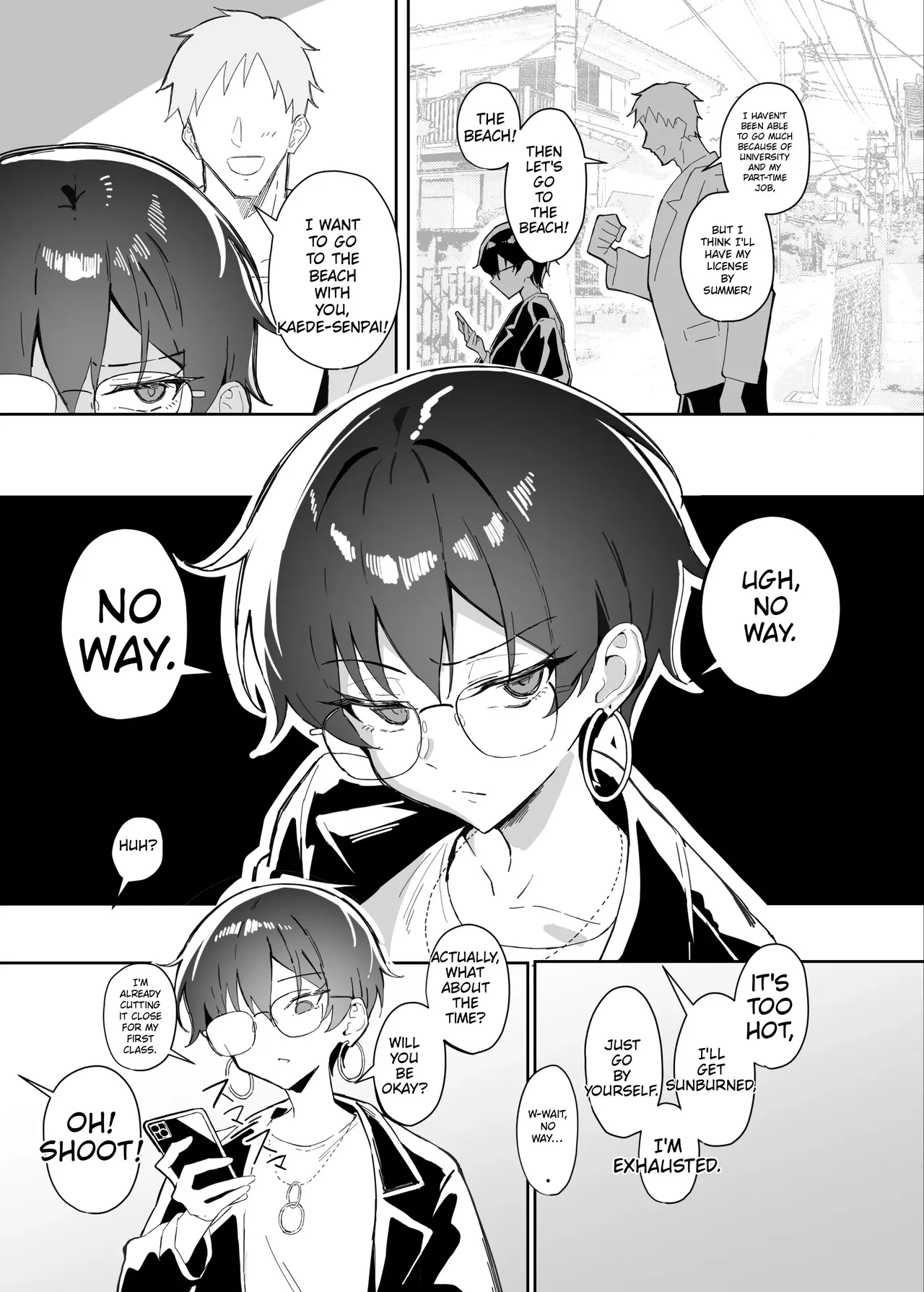 A Boring Date with My Boyish Girlfriend  – Part 2 page 6 full