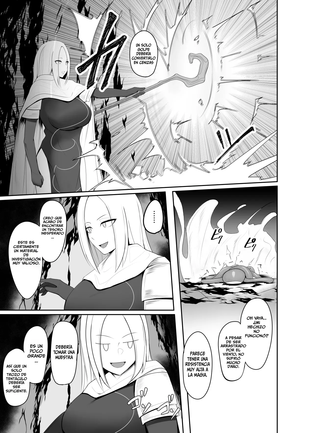 Parásito Tentáculo - Una hechicera es subyugada sin poder hacer nada page 5 full