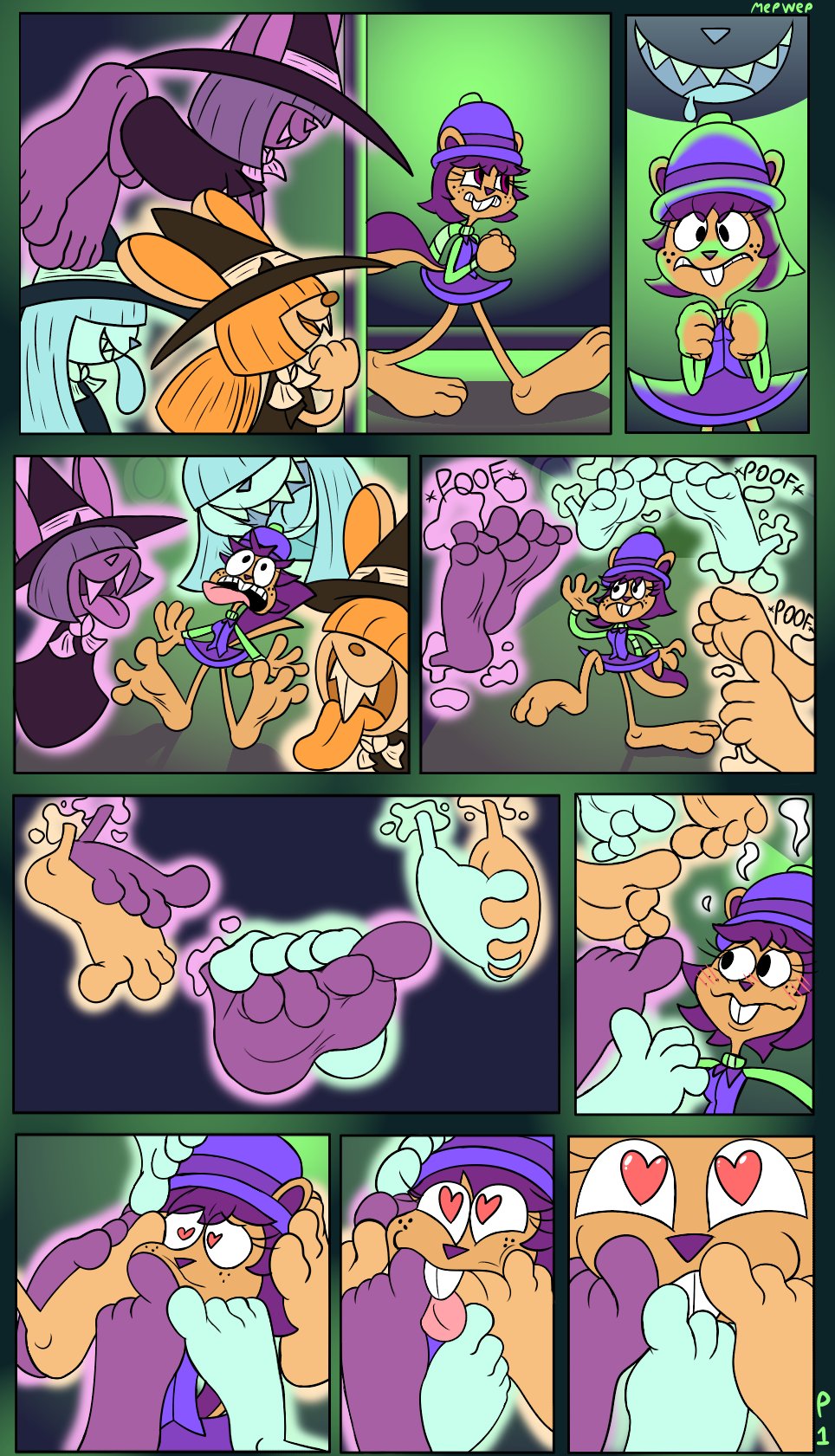 Polly and the Ghost Witches page 1 full