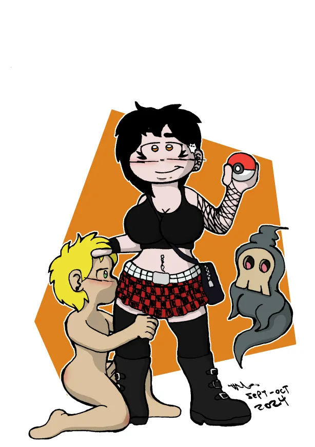 A femdom on her Pokemon journey. page 9 full
