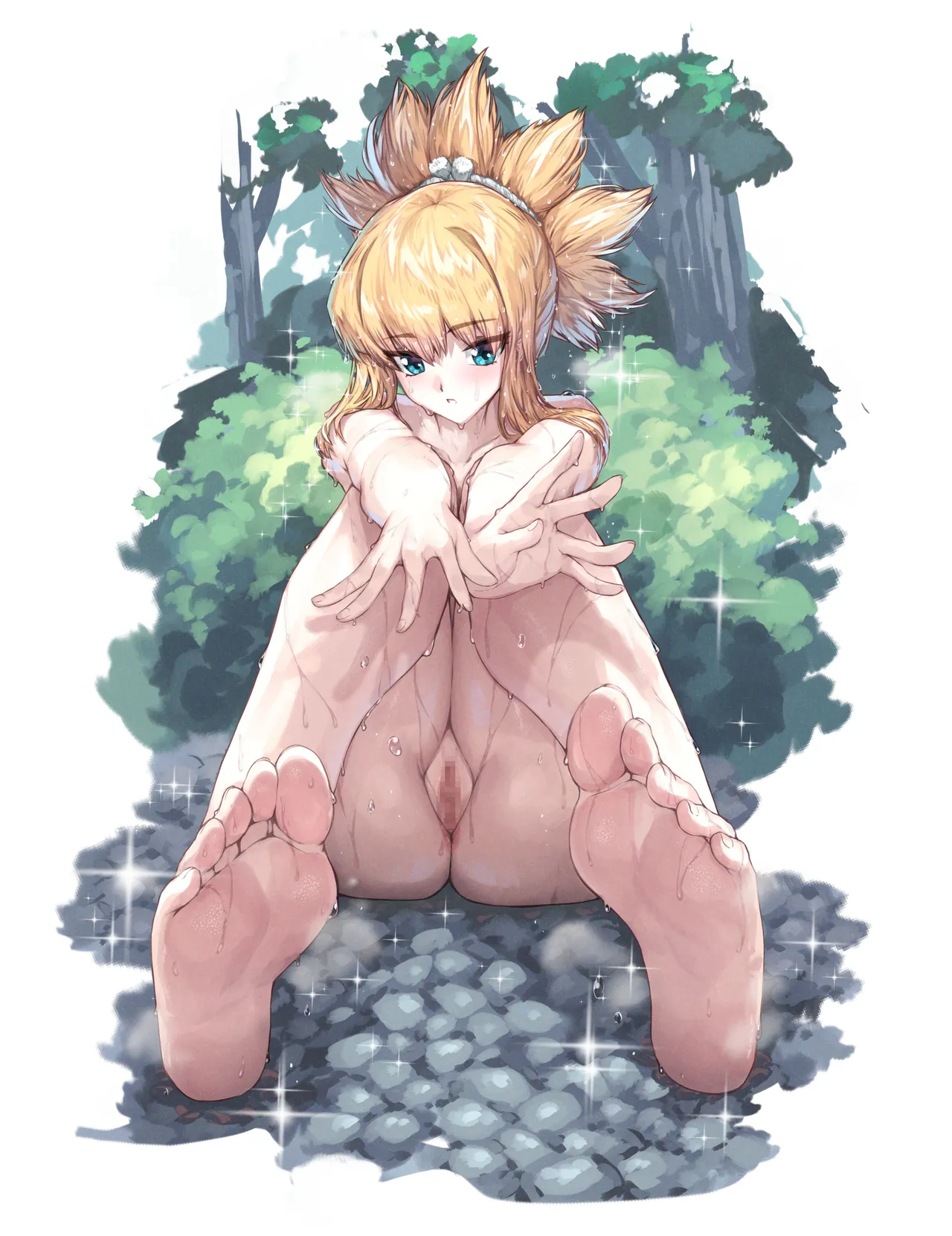 コハクちゃんにワイの性癖をぶち込んでみたイラスト集 page 6 full
