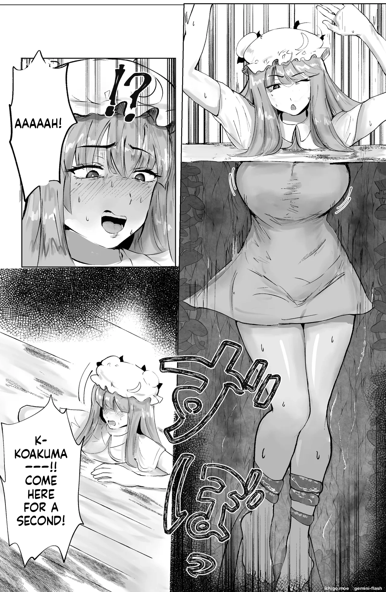Majo to Koakuma, Kankaku Shadan Ana ni Ochiru. page 8 full