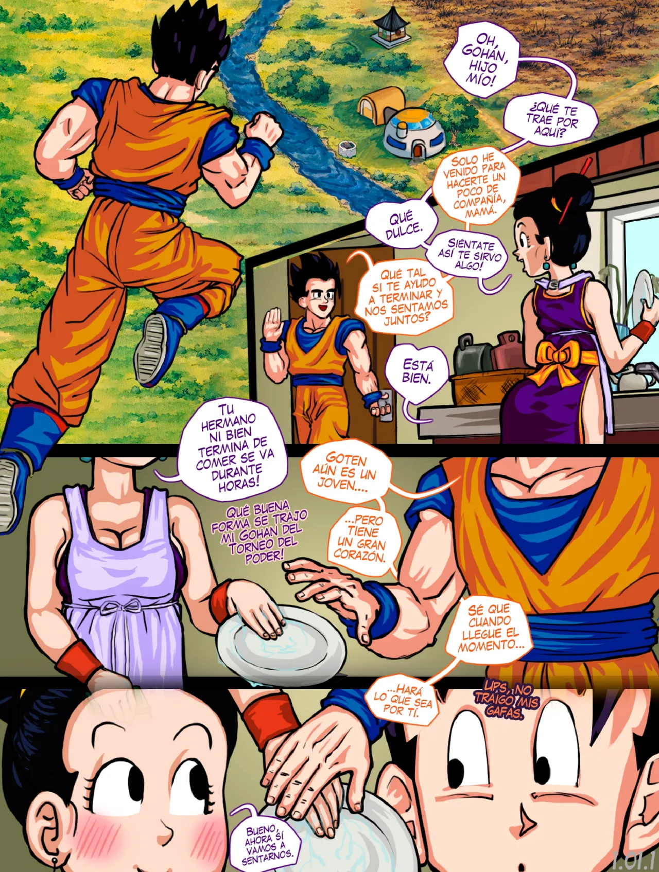 Gohan &amp; Chi-Chi page 6 full
