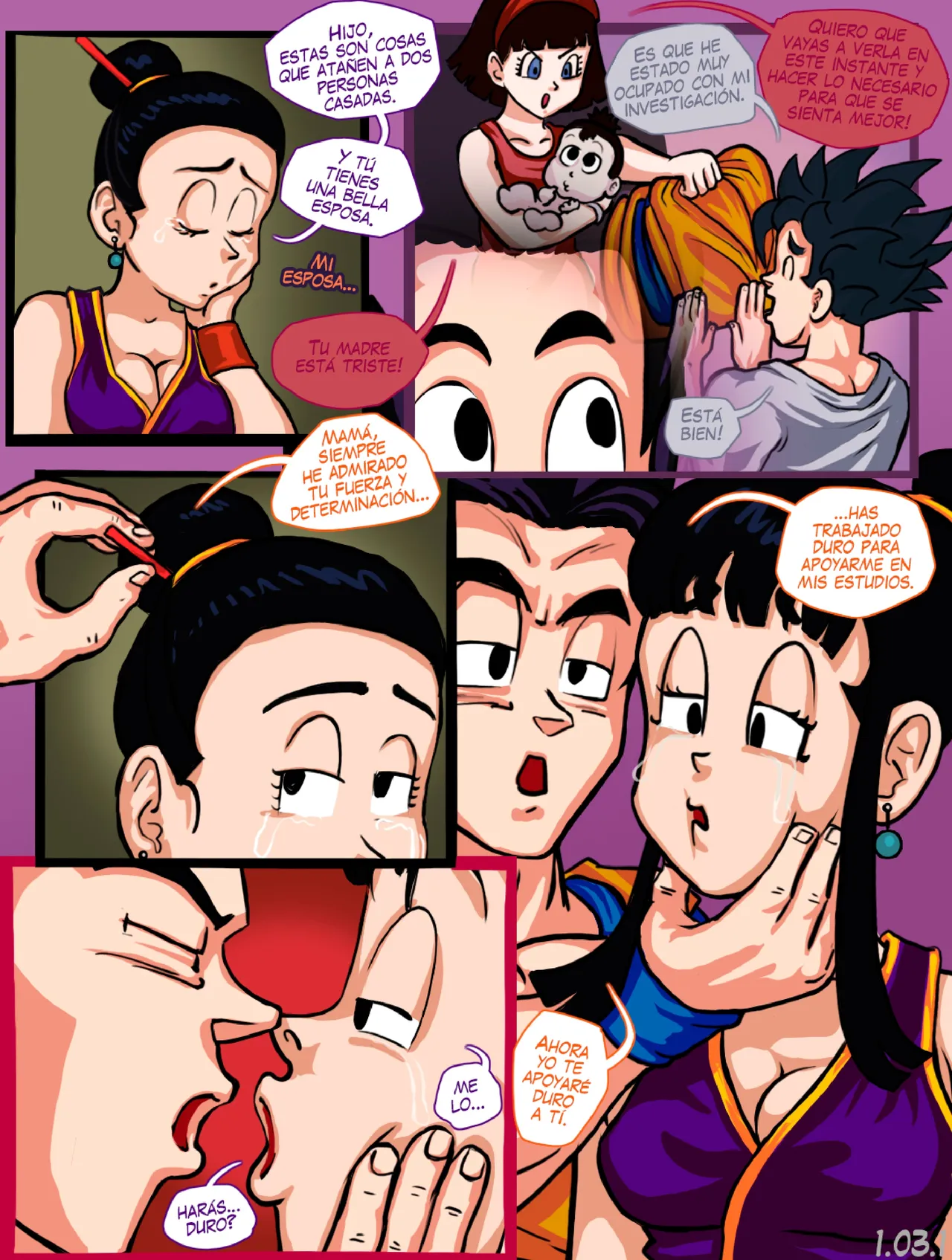 Gohan &amp; Chi-Chi page 8 full