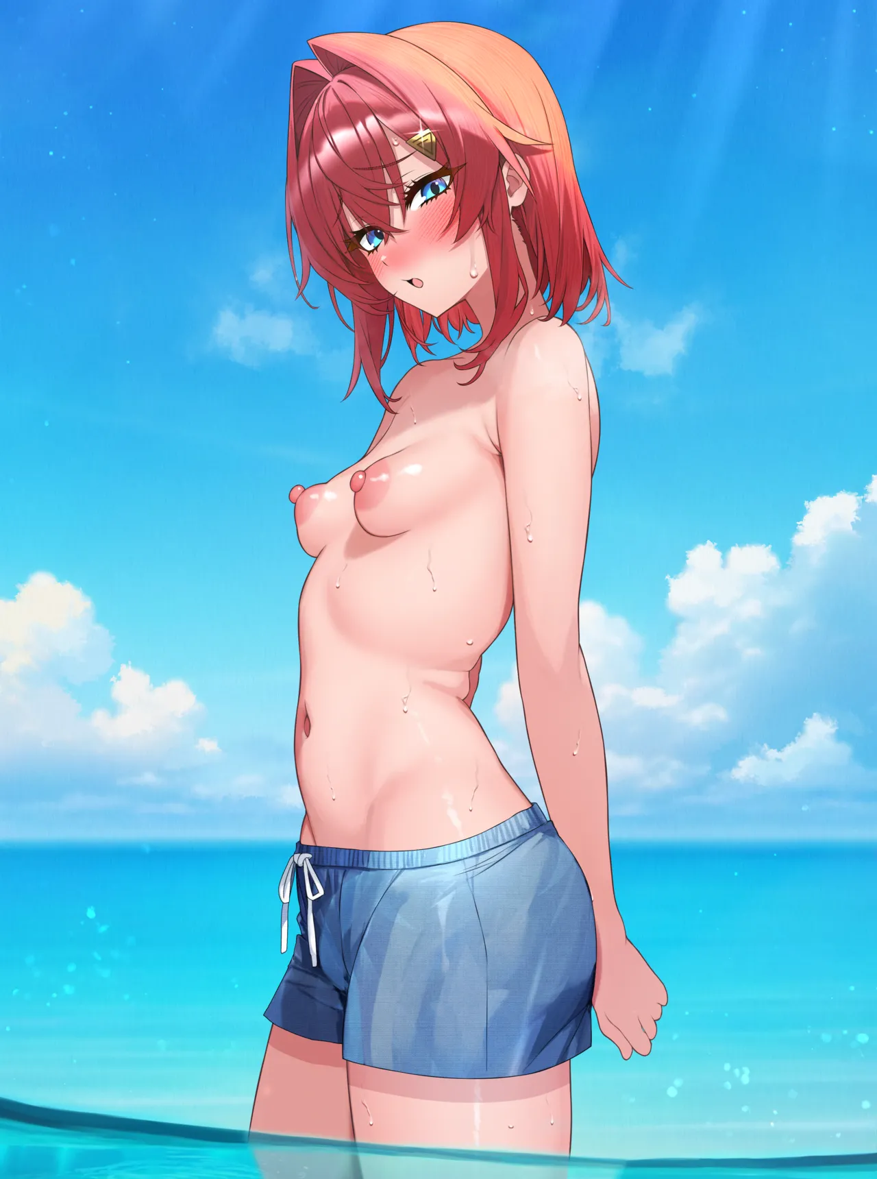 アンジュの男水着チャレンジ♡ page 2 full
