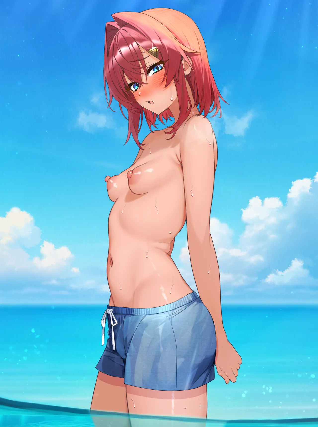 アンジュの男水着チャレンジ♡ page 3 full