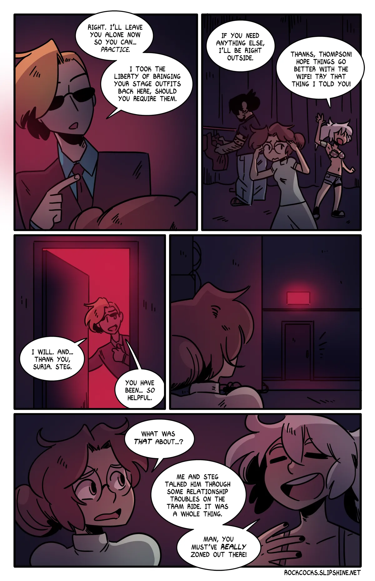 The Rock Cocks - Track 21: The First Sin page 8 full