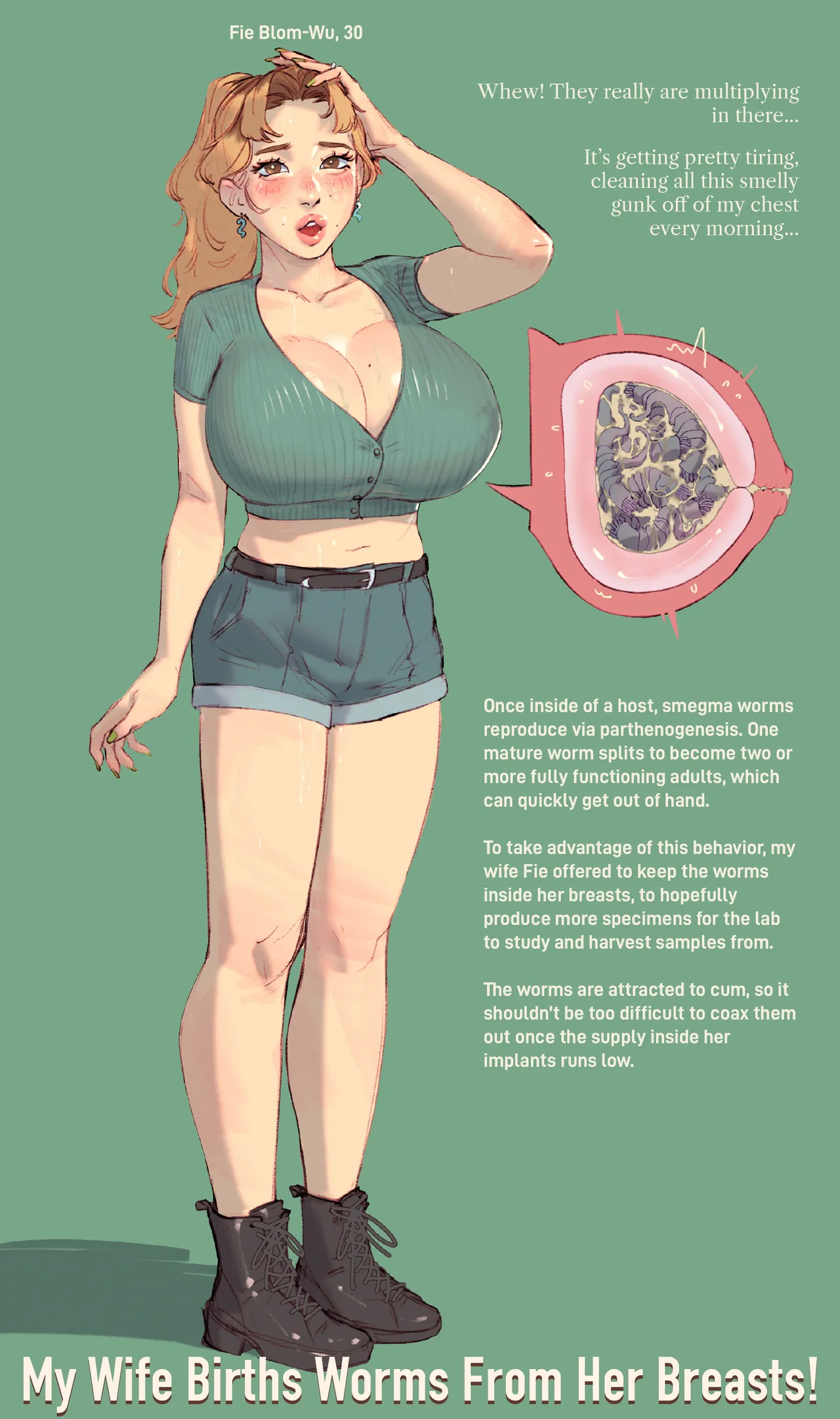 My Wife Births Worms from...  + Extras page 1 full