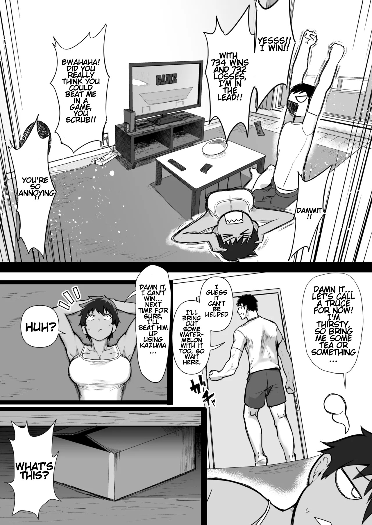 Boish de Takashinchou na Kasshoku Oreko-domo to Ase-mure Icharabu Ecchi Shimakuru Hon｜Having lots of sweaty, lovey-dovey sex with tall, boyish, brown-skinned tomboys. page 4 full