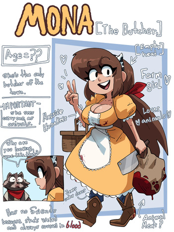 MONA THE BUTCHER cover