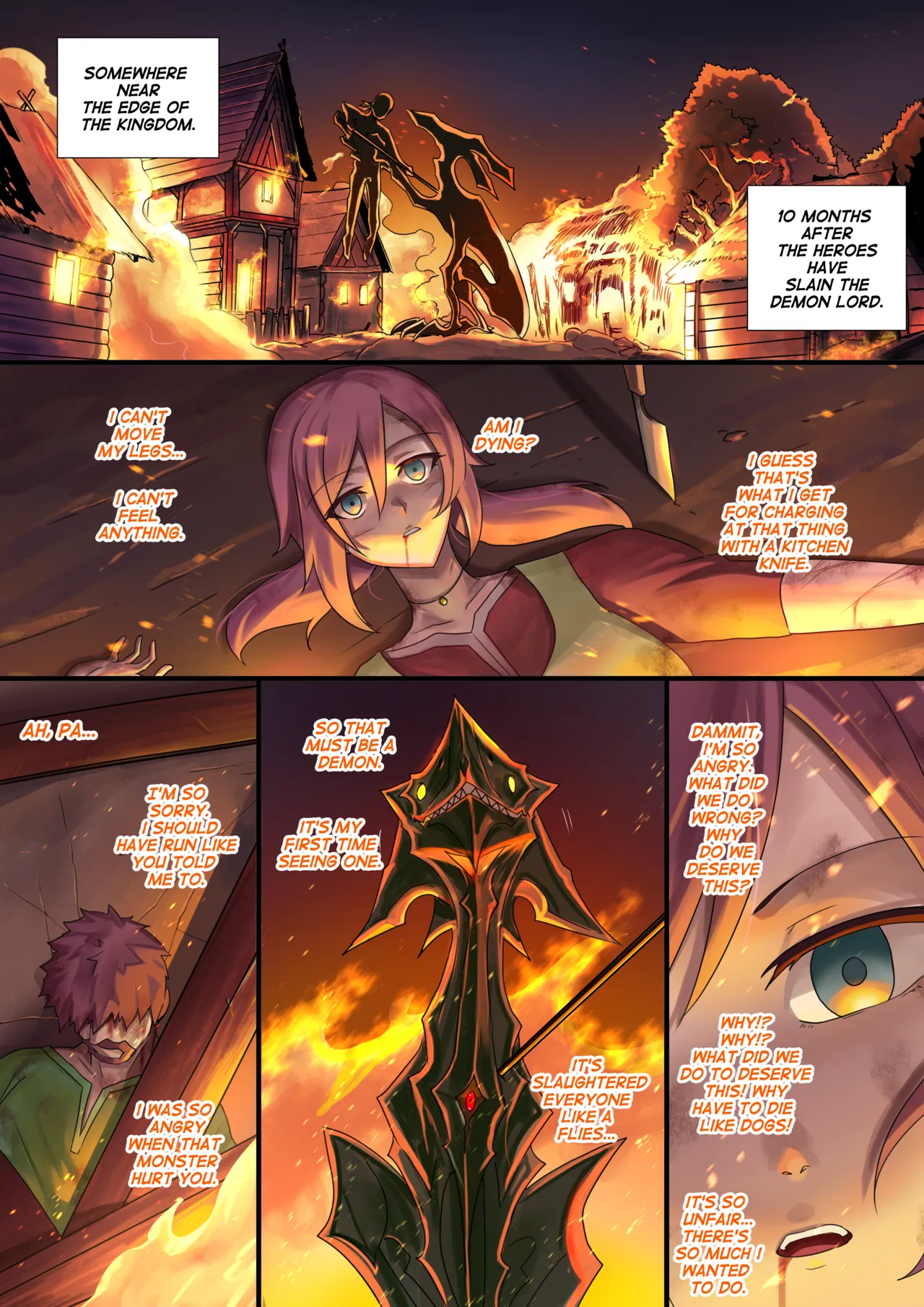 Demon lord chapter 3（Original + Textless） page 1 full