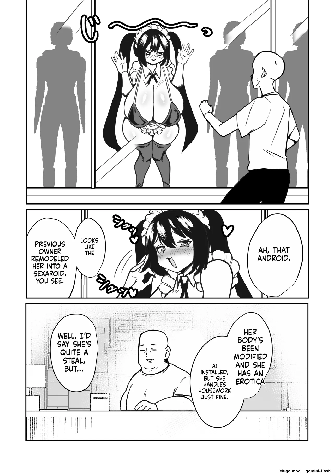 Super-Busty Sexroid with Plenty of Milk | ミルクたっぷり超乳セクサロイド page 2 full