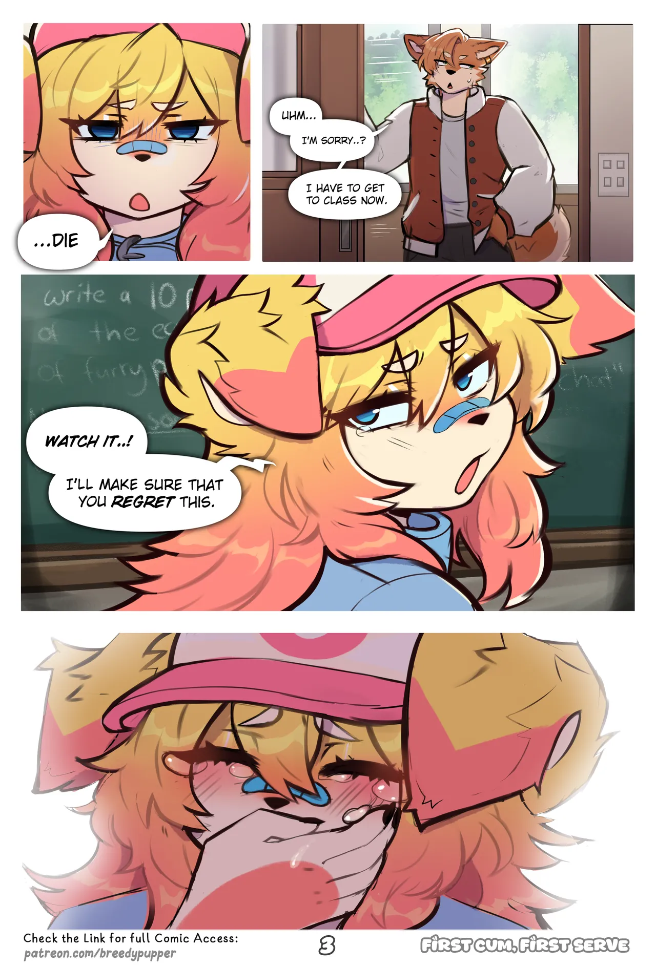 First Cum, First Serve! page 4 full