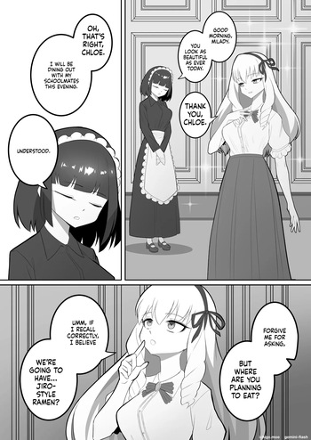 A young lady who gets really fat and her maid who goes crazy cover