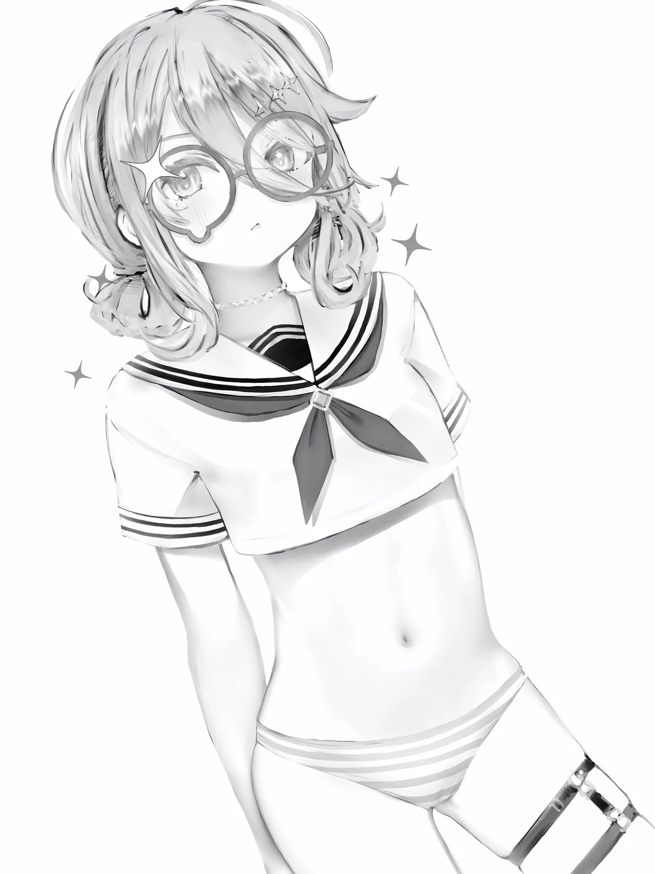 絵を描くななし / 名無し / NamelessThree page 1 full