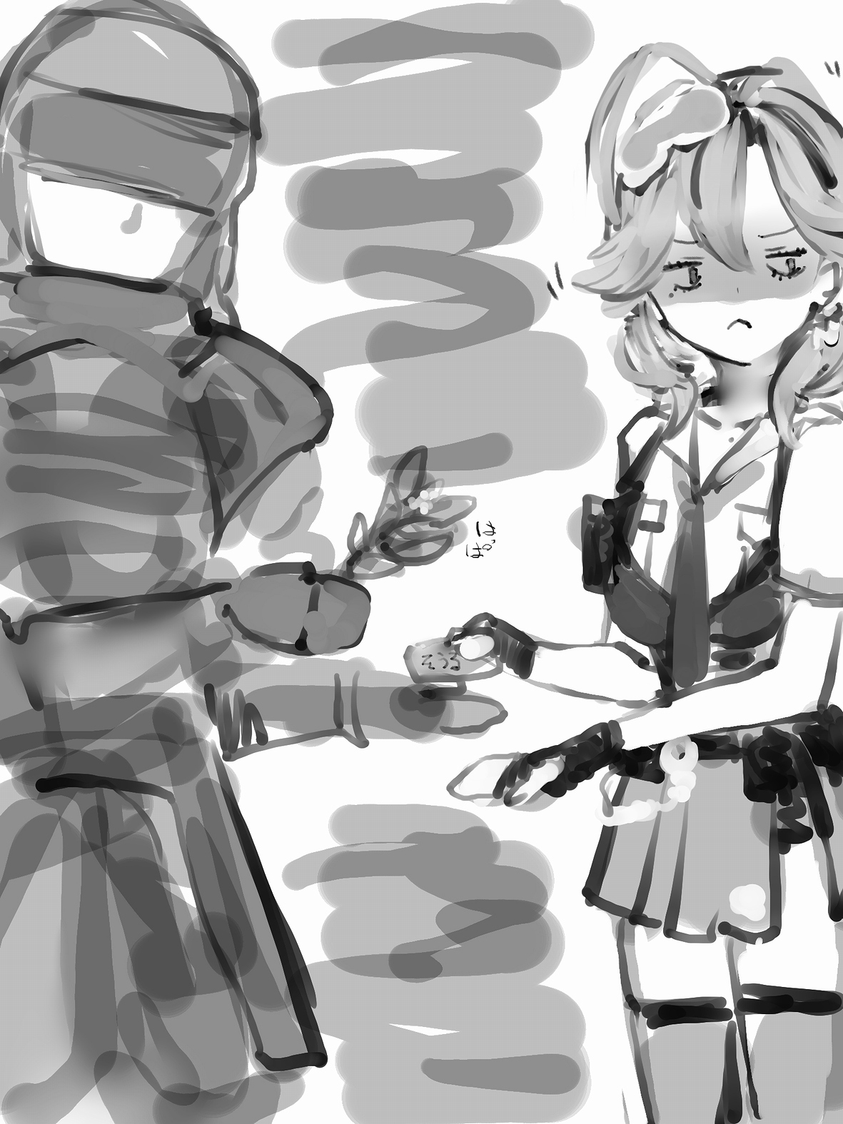 絵を描くななし / 名無し / NamelessThree page 2 full