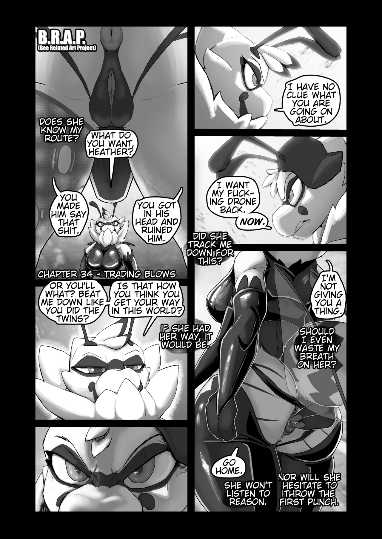 B.R.A.P. : Chapter 34 - Trading Blows page 1 full
