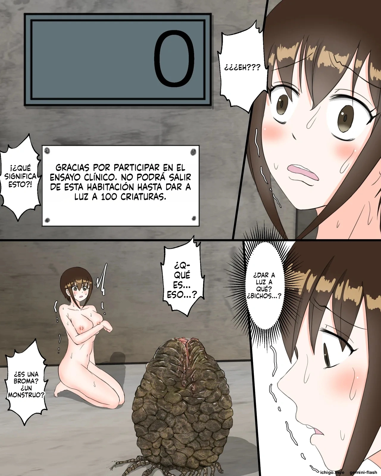 Uchuu Mushi 100-biki Shussan suru made Derarenai Heya  MTL page 3 full