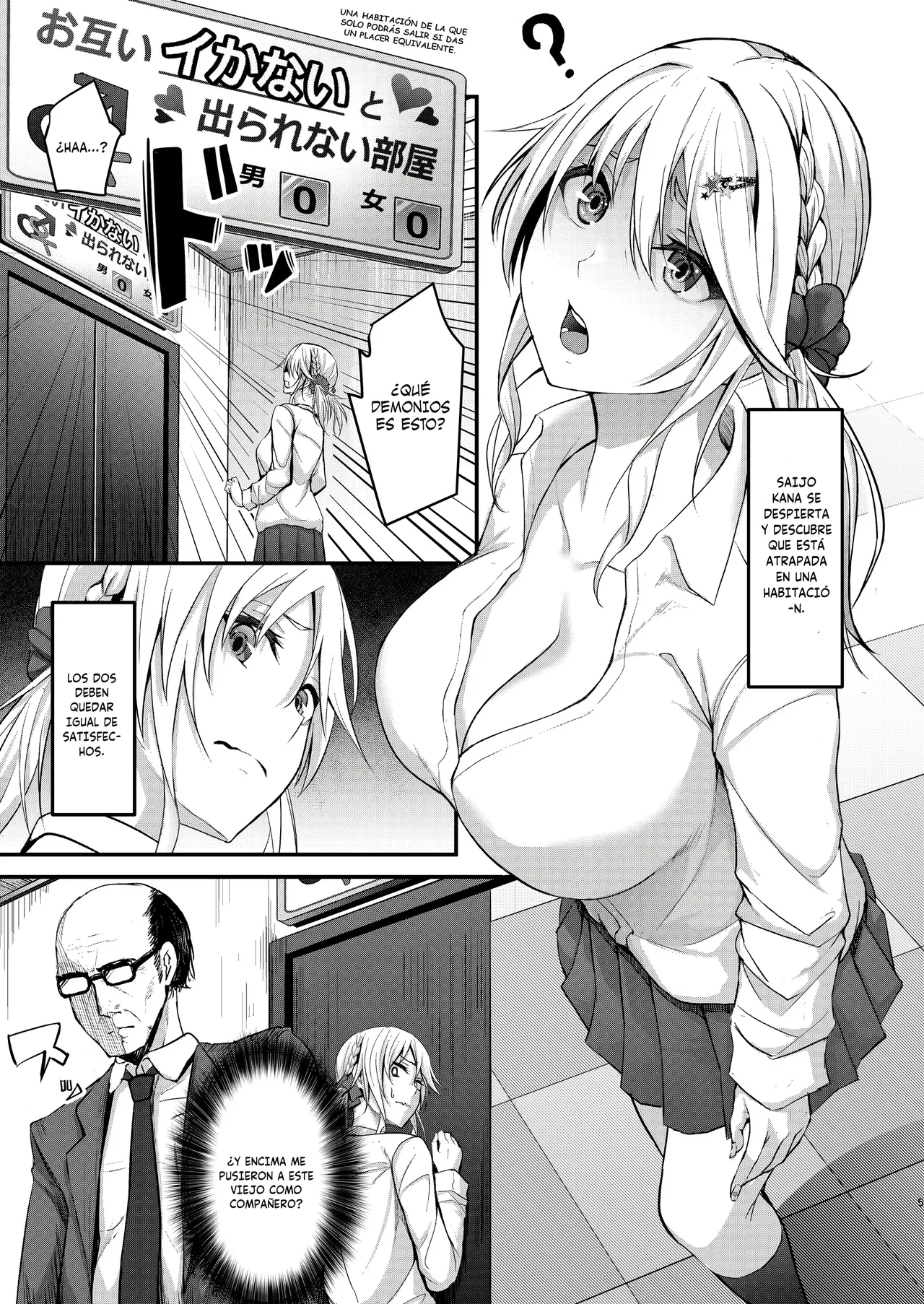Ikiiki Dasshutsu Game with Chou Chirou Oji-san｜Un Divertido Juego de Escape con un Oji-san de Eyaculación Muy Tardía page 5 full