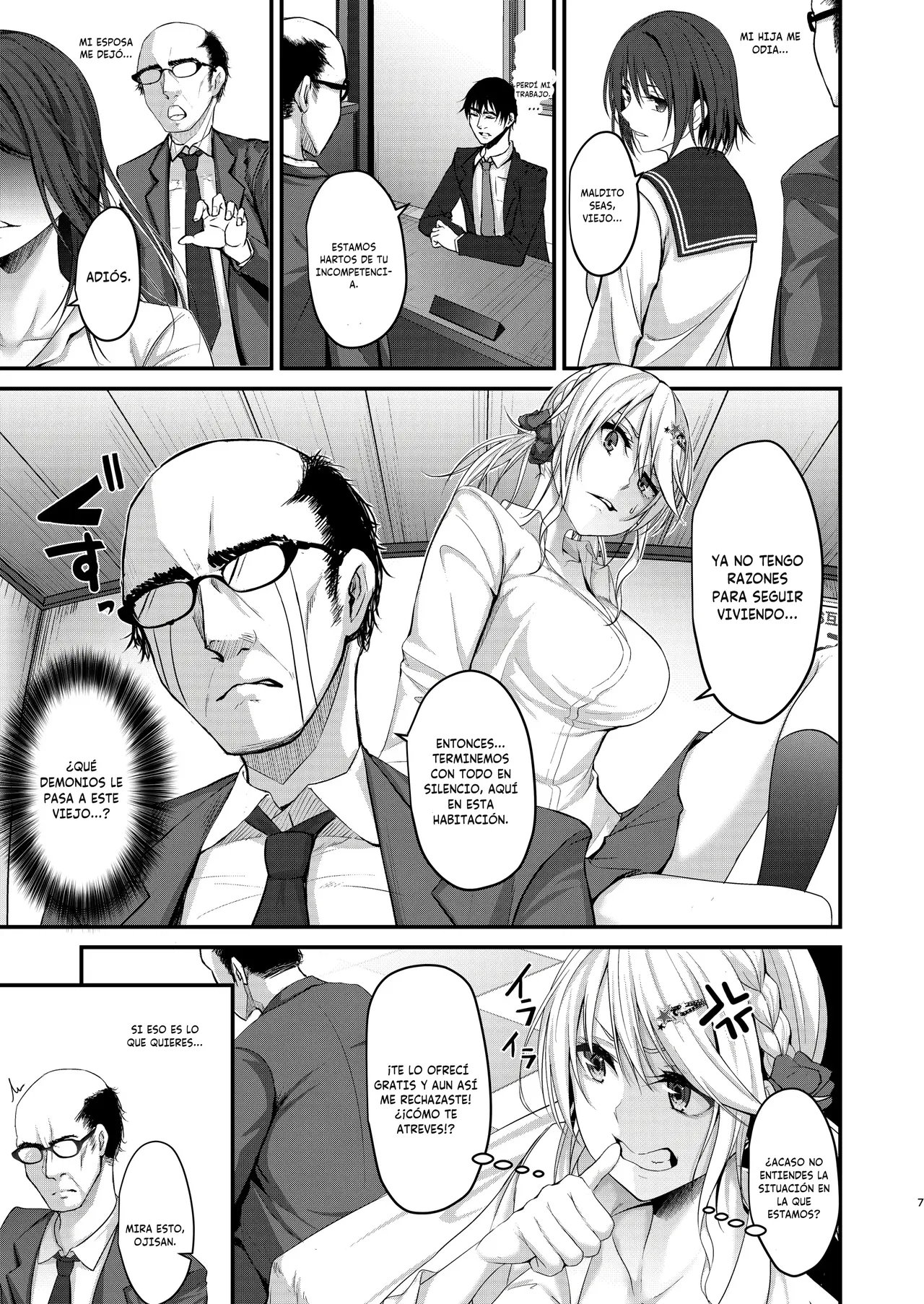 Ikiiki Dasshutsu Game with Chou Chirou Oji-san｜Un Divertido Juego de Escape con un Oji-san de Eyaculación Muy Tardía page 7 full