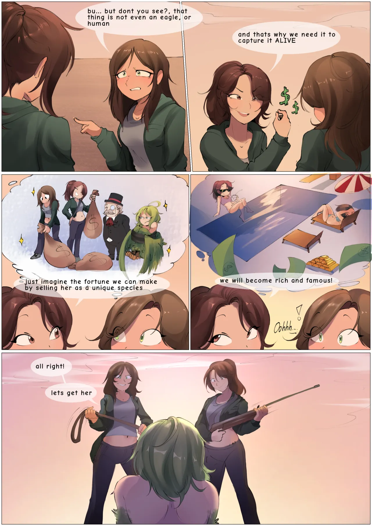Creature Vore Saga: Harpy Chapter page 5 full