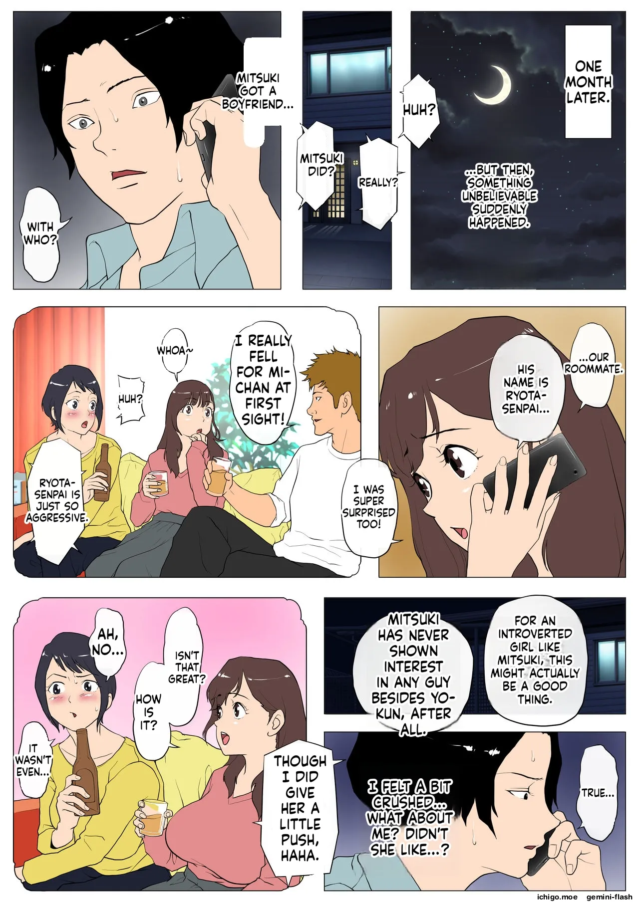 Joukyou Share House ~Kanojo to Osananajimi to Shiranai Yatsu~ | MY GIRLFRIEND, MY CHILDHOOD FRIEND, AND A GUY I DON'T KNOW page 7 full