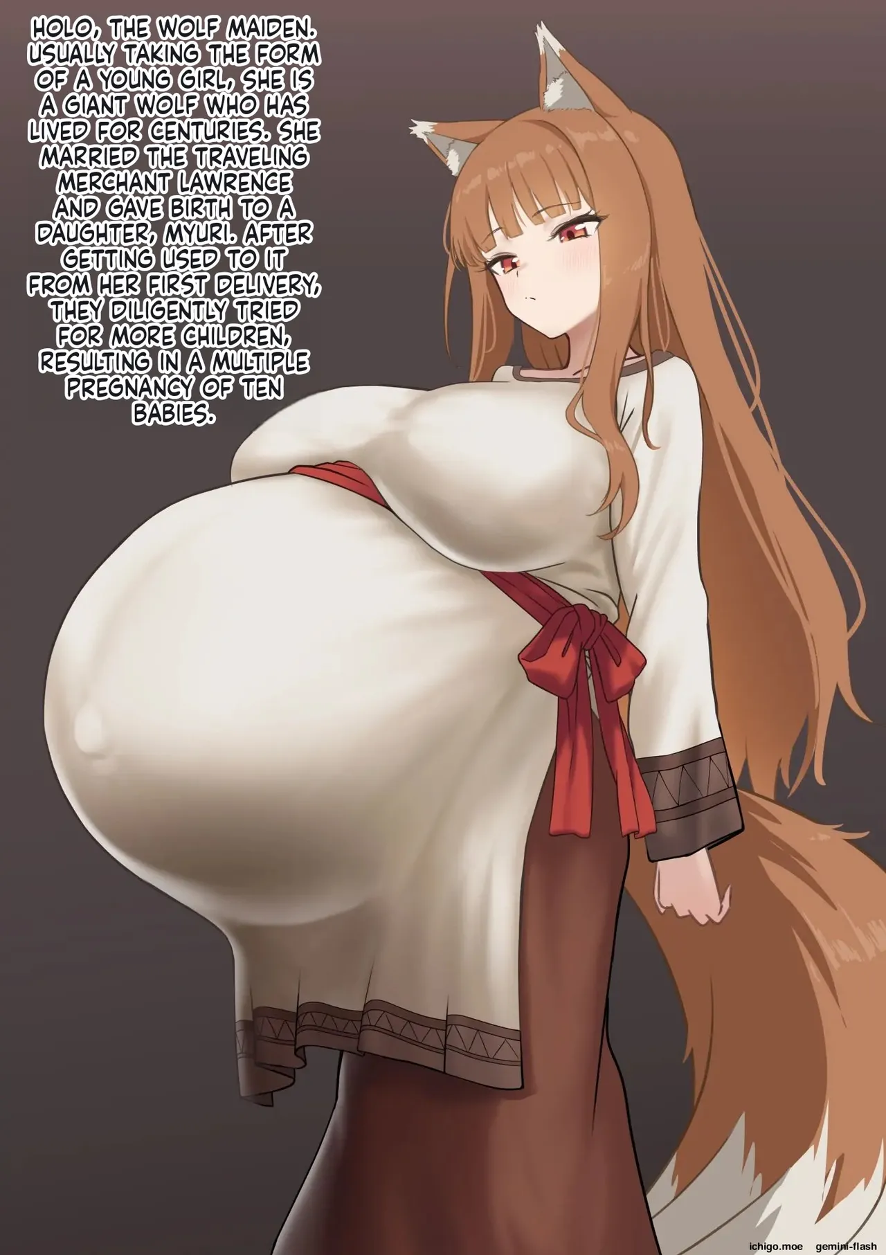 Ken Ookami ha Gokiburi ni Hara no Ko wo Sasageru page 4 full