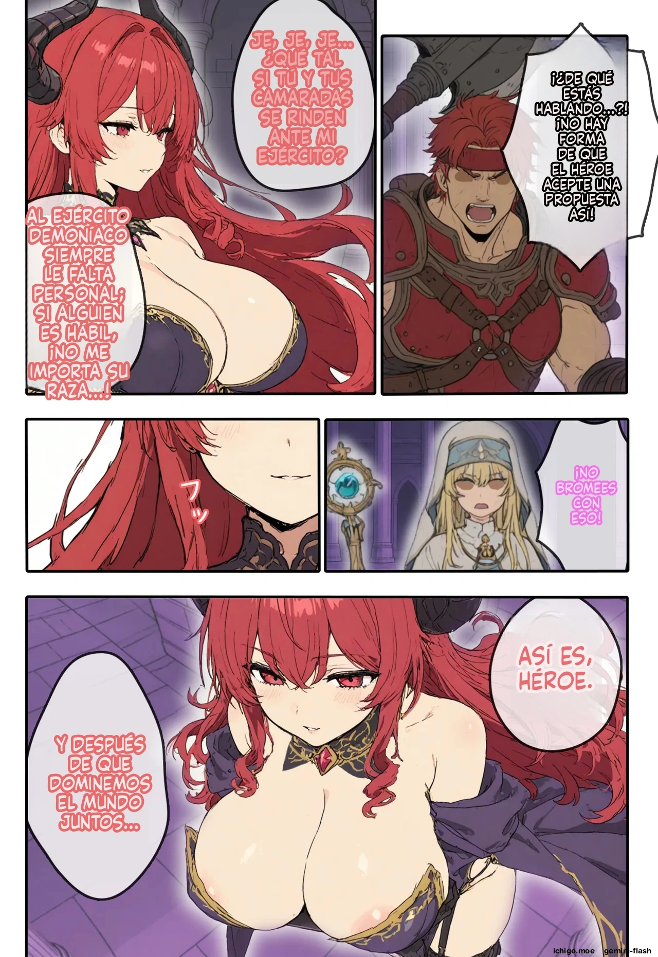 Kouman maou, hinjaku bonyuu kando kabin taishitsu ni sareru  MTL page 5 full