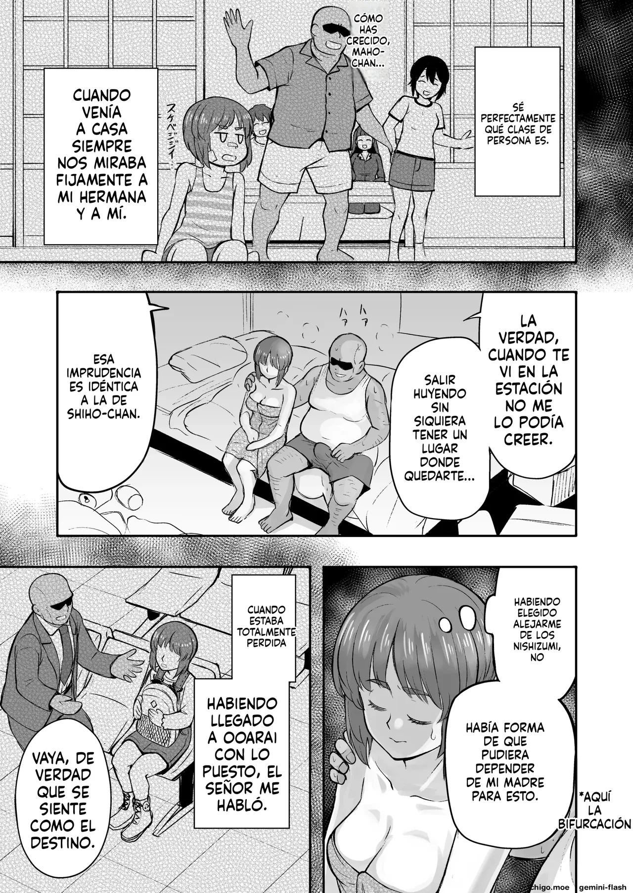 Dame nanoni Oji-san no Berochuu ni Kusshite Subete Yurushichau Miho no Hanashi 1  MTL page 6 full