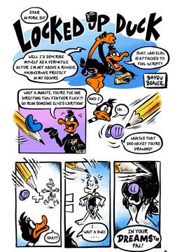 Daffy in ‘LOCKED-UP DUCK’