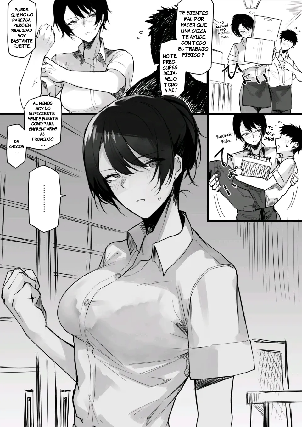 Ma ga Sashite Shimatta Chikara Mochi Onee-san｜La Fuerte Onee-San que Cayó en la Tentación page 2 full