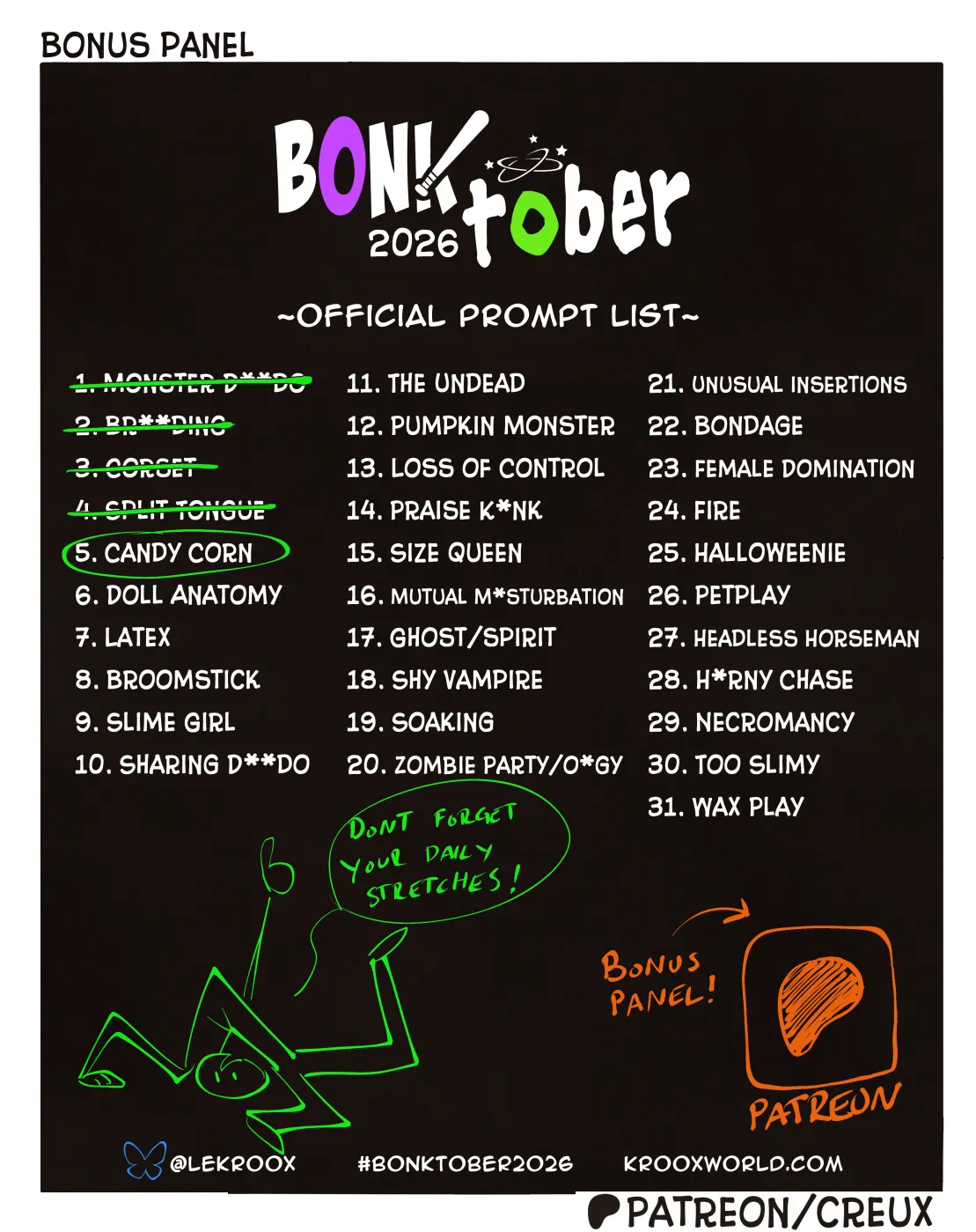 Bex &amp; Keit - BONKtober 2026 page 10 full