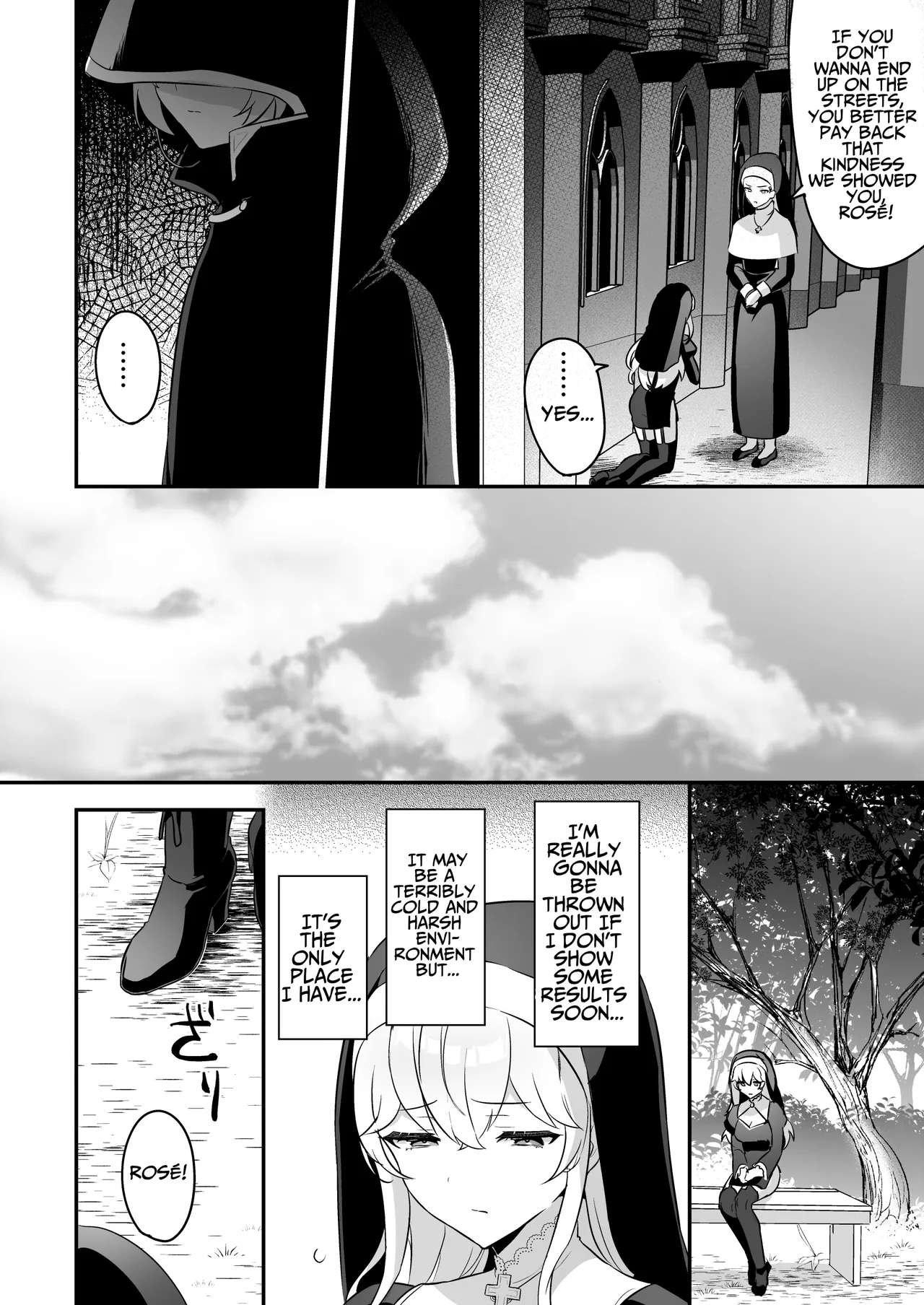 Captive Sex with an Incubus ~holy woman corruption by lust inducing clitoral teasing~ page 8 full