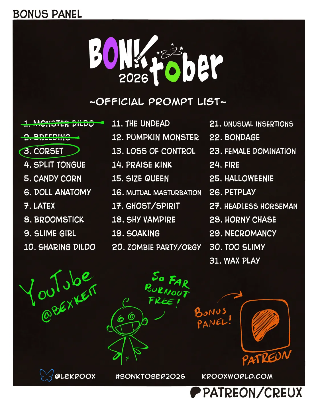 Bex &amp; Keit - BONKtober 2026 page 6 full