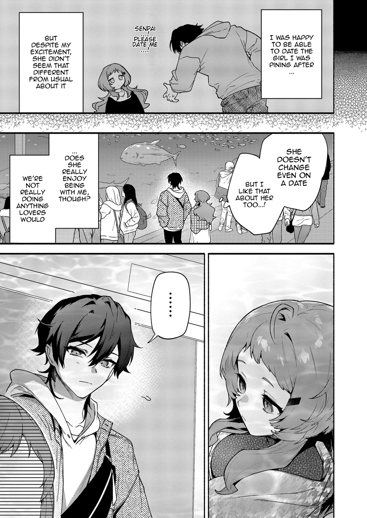 Mako-senpai ni Taberareru. ~Chiisakute Dekkai Ama Sado Senpai ni Otosareru~ | Eaten By Mako-senpai ~Falling To A Tiny But Huge Sadist Senpai~ page 7 full