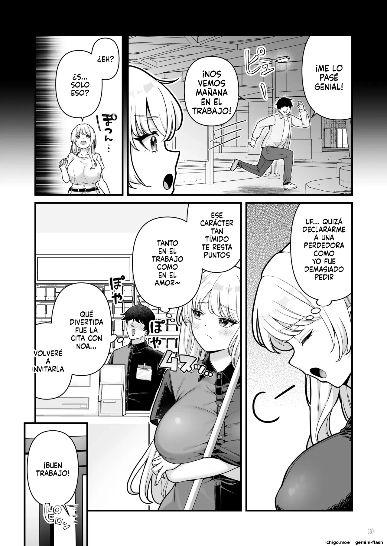 Kareshi Mochi Kyonyuu Beit Gal to Mechakucha Sex shita Hanashi 3  MTL page 5 full