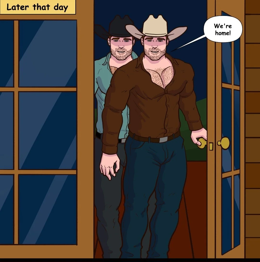 Gabo Artwork - Comic 74 - Greg helping out at the ranch page 3 full