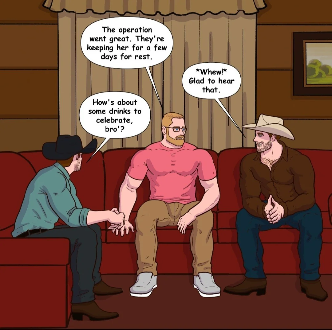 Gabo Artwork - Comic 74 - Greg helping out at the ranch page 4 full