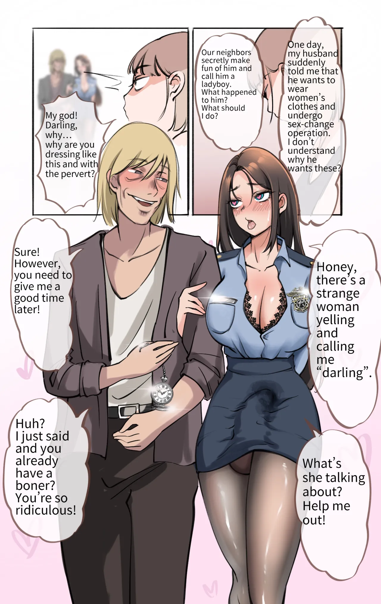The feminization of a policeman: Remake page 7 full