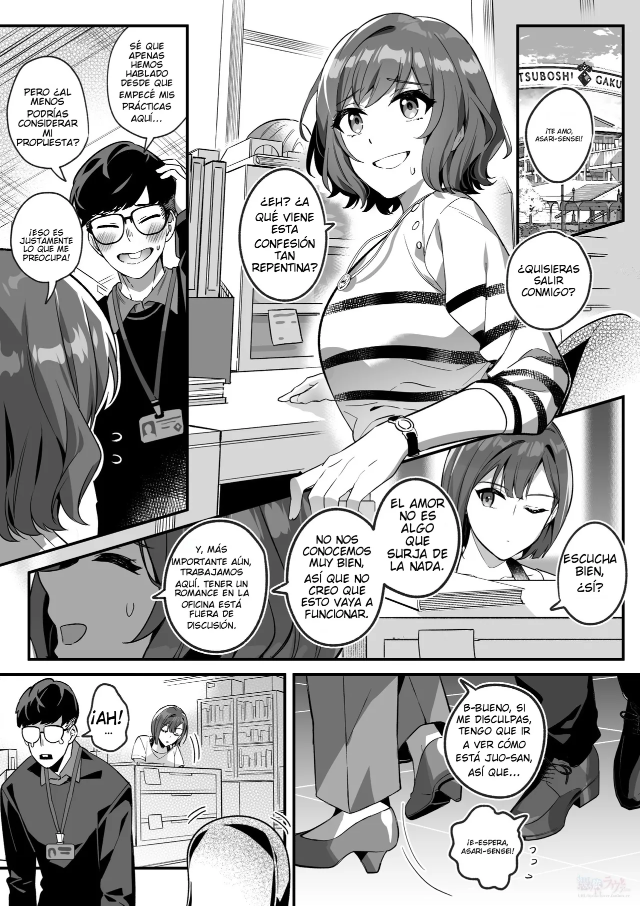 GakuMas: Asari-sensei Nottori | Gakumas: Posesión de Asari-sensei page 1 full