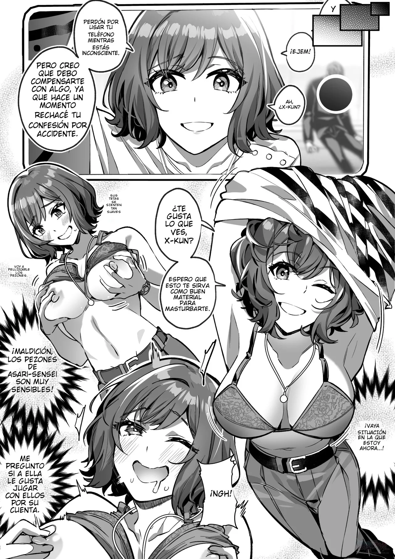 GakuMas: Asari-sensei Nottori | Gakumas: Posesión de Asari-sensei page 8 full